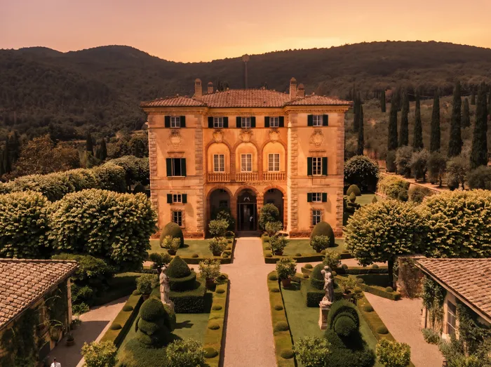 Villa Cetinale Illustration
